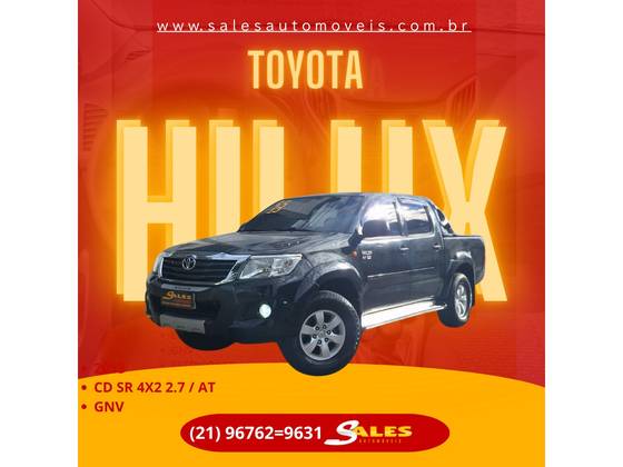 TOYOTA HILUX 2.7 SR 4X2 CD 16V FLEX 4P AUTOMÁTICO